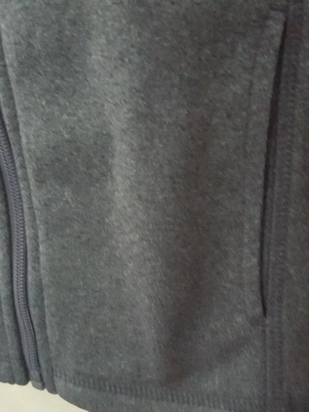 New York Giants Girls Hoodie Size Small 7/8 Double Sleeves Thumb Holes Gray New